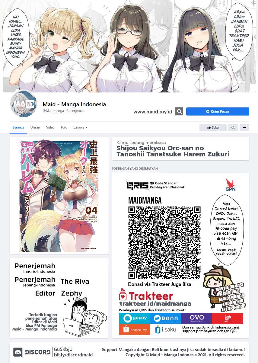 Baca  Shijou Saikyou Orc-san no Tanoshii Tanetsuke Harem Zukuri Chapter 47.1 Gambar 2