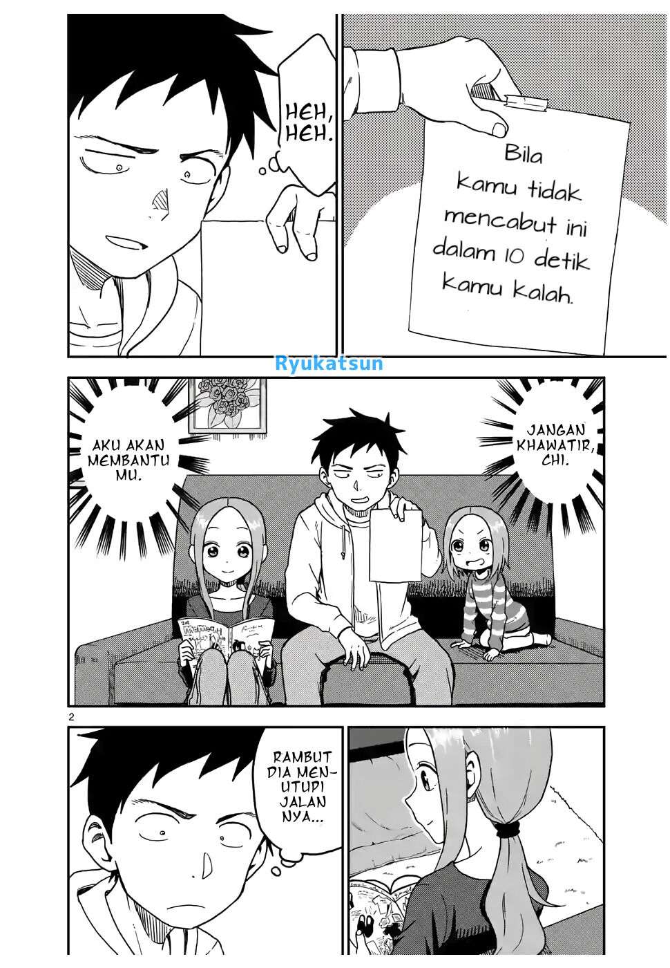Karakai Jouzu no (Moto) Takagi-san Chapter 78 Gambar 3