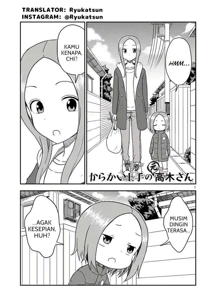 Baca Komik Karakai Jouzu no (Moto) Takagi-san Chapter 76 Gambar 1