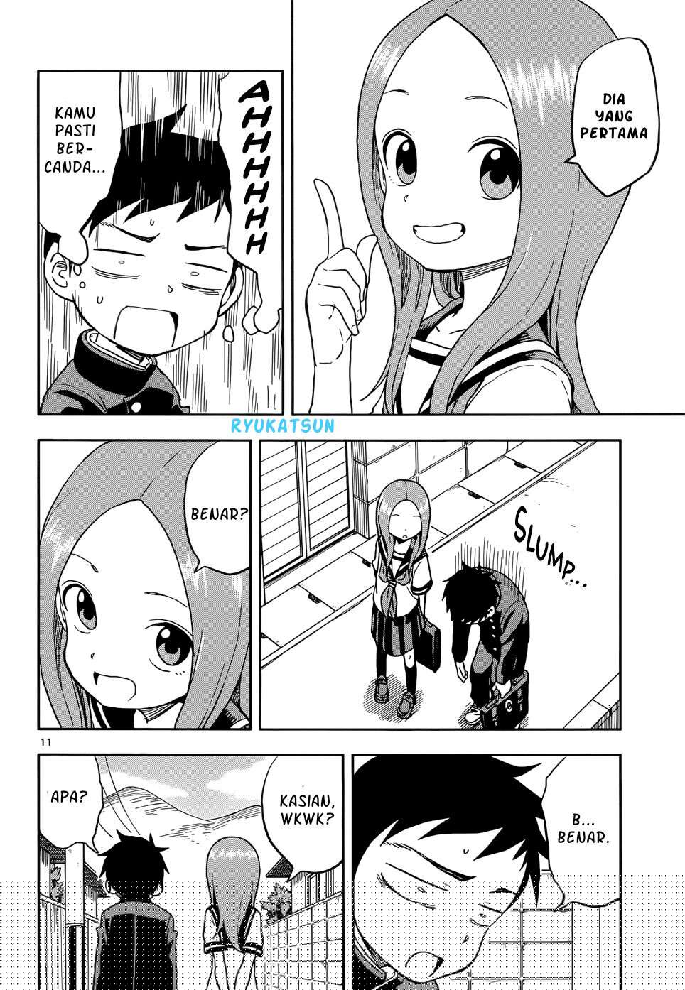 Karakai Jouzu no Takagi-san Chapter 95 Gambar 11