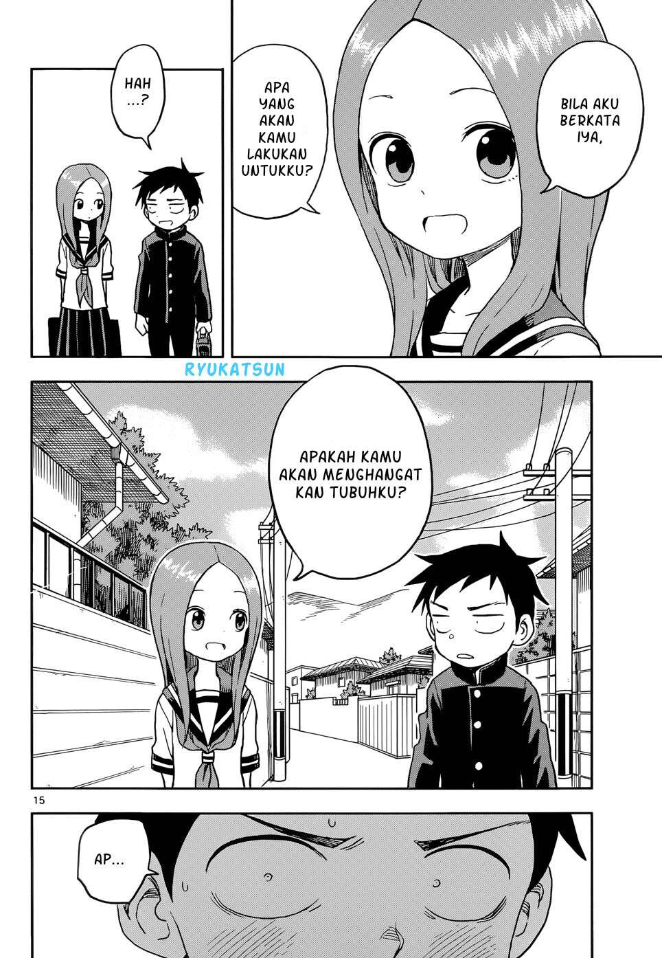 Karakai Jouzu no Takagi-san Chapter 95 Gambar 15