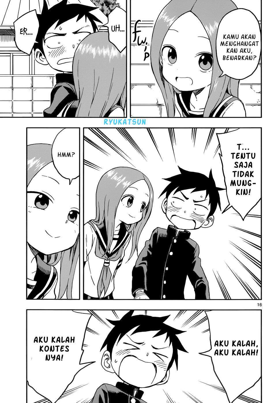 Karakai Jouzu no Takagi-san Chapter 95 Gambar 16