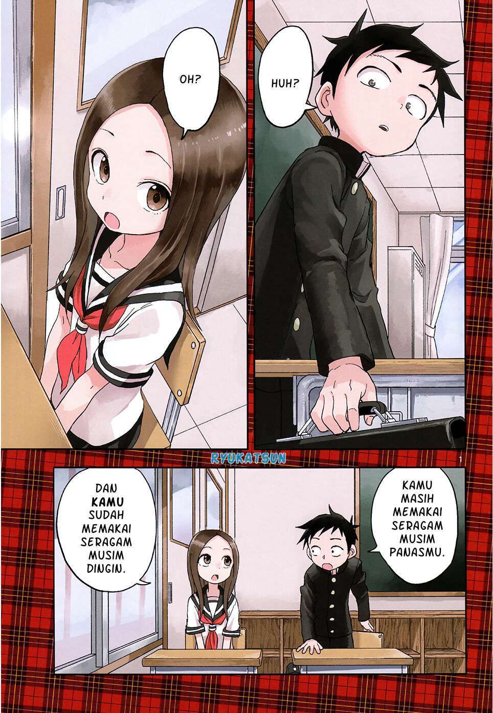 Karakai Jouzu no Takagi-san Chapter 95 Gambar 3