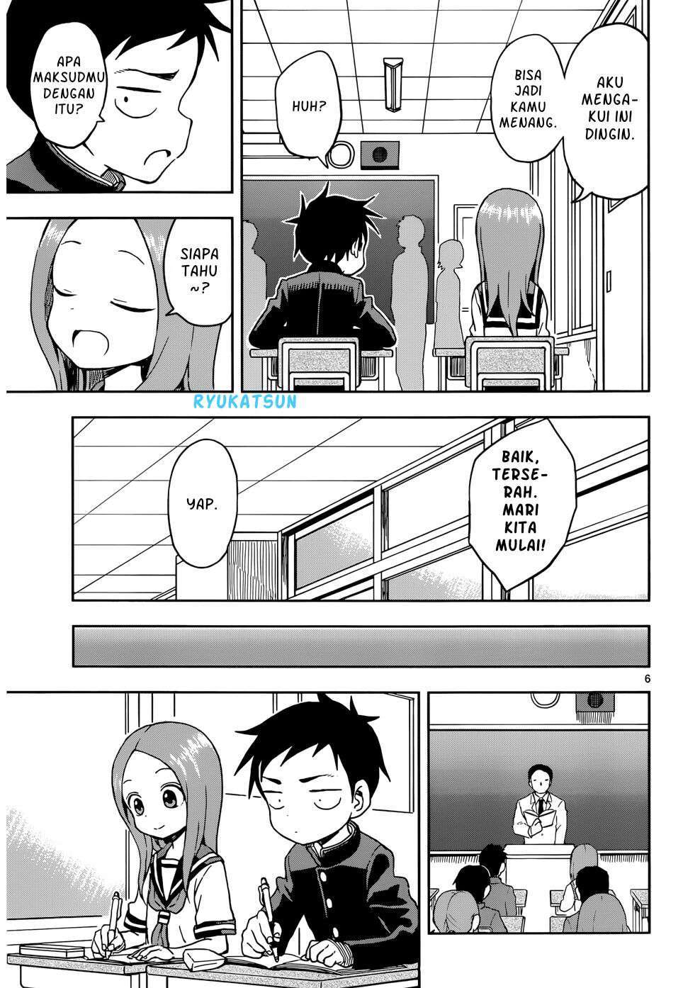 Karakai Jouzu no Takagi-san Chapter 95 Gambar 6