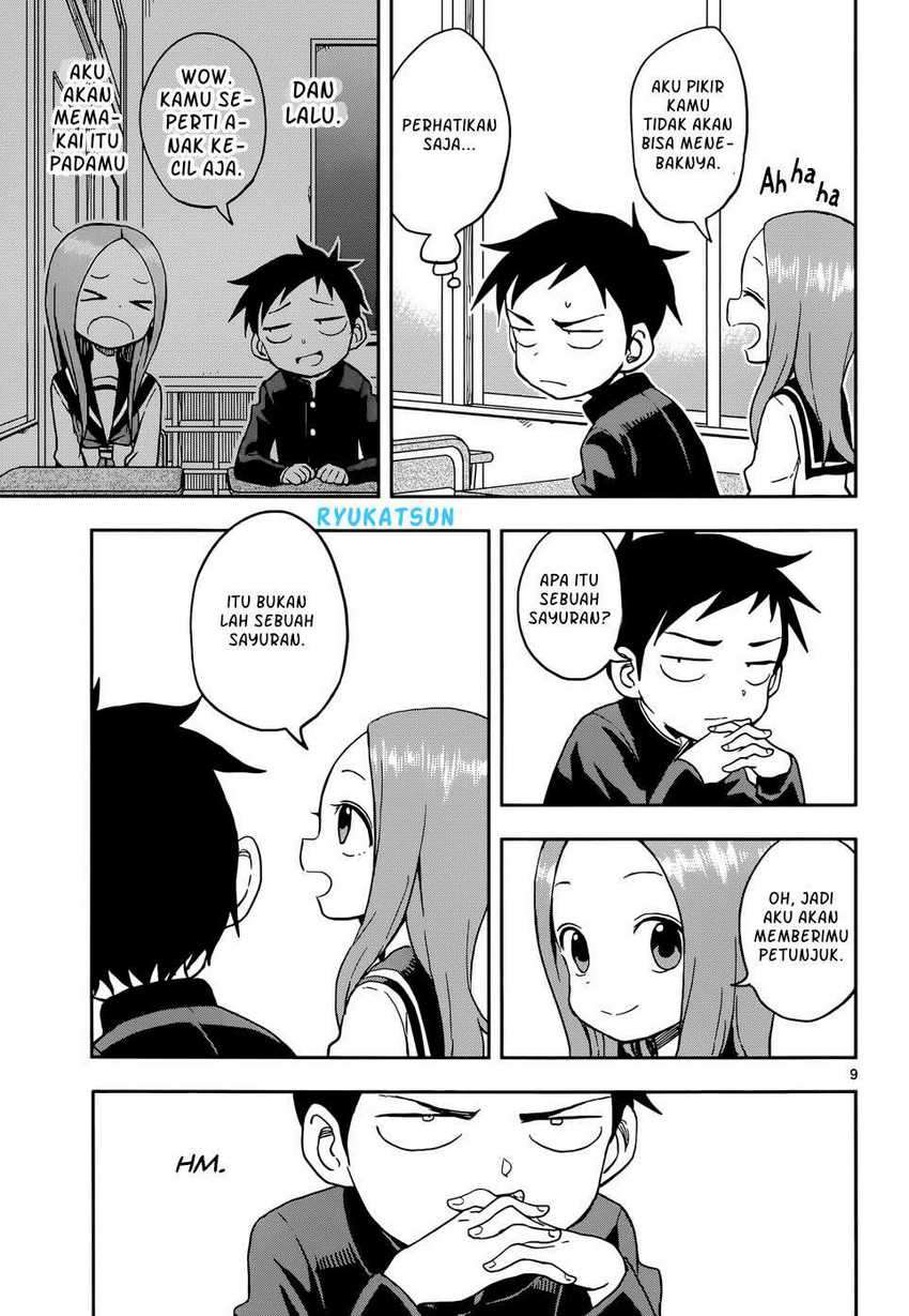 Karakai Jouzu no Takagi-san Chapter 96 Gambar 10