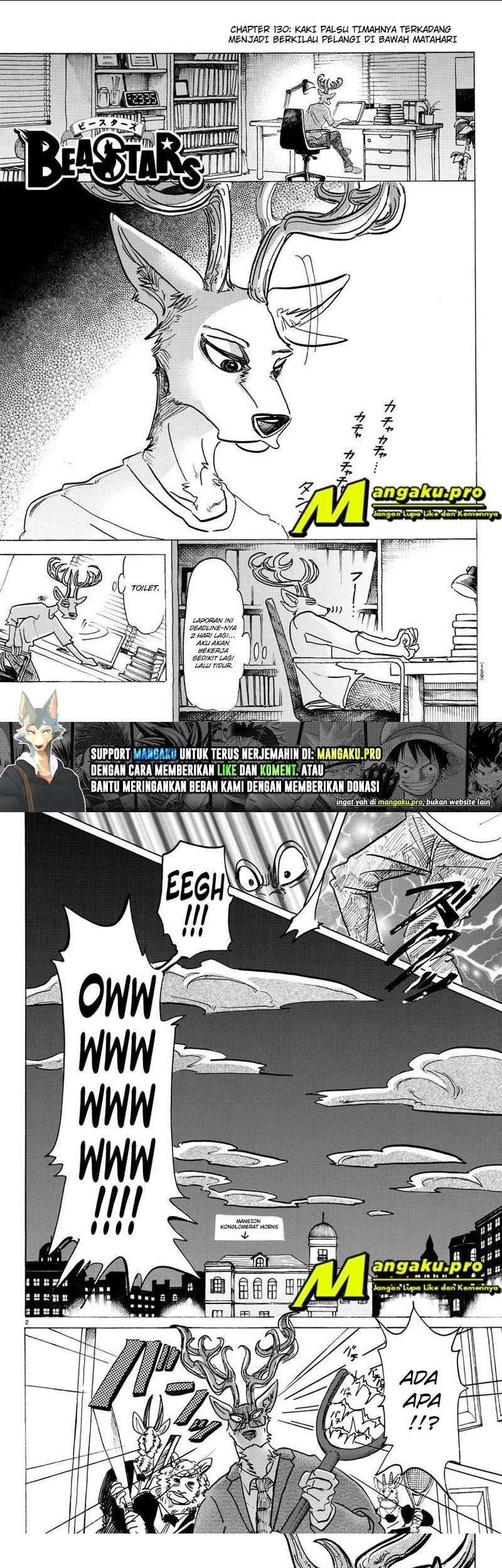 Baca Komik Beastars Chapter 130 Gambar 1