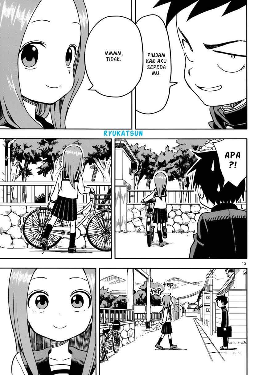 Karakai Jouzu no Takagi-san Chapter 100 Gambar 14