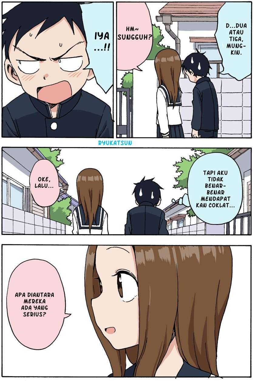 Baca  Karakai Jouzu no Takagi-san Chapter 98.5 Gambar 2