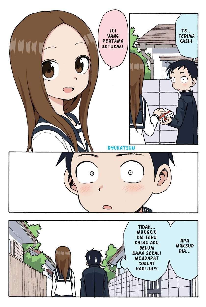 Karakai Jouzu no Takagi-san Chapter 98.5 Gambar 4
