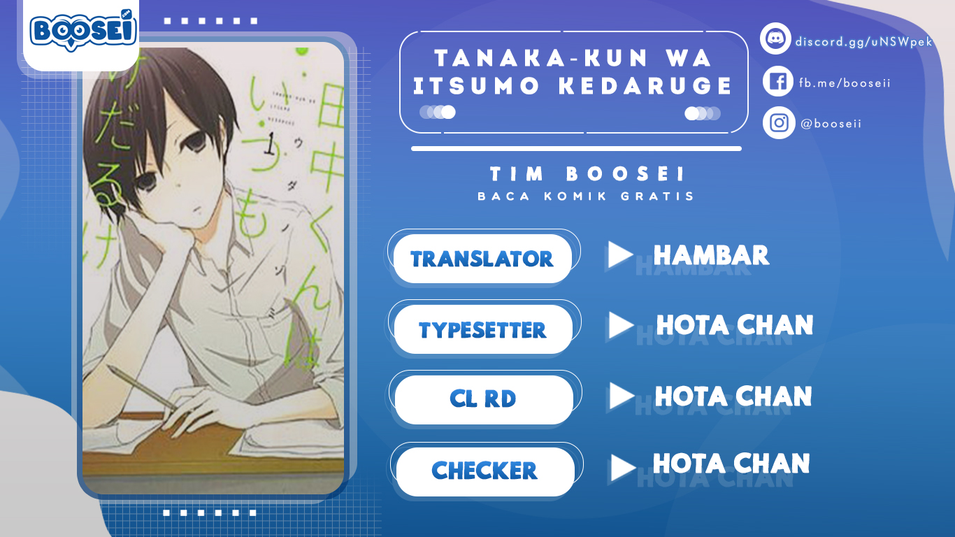 Baca Komik Tanaka-kun wa Itsumo Kedaruge Chapter 28 Gambar 1