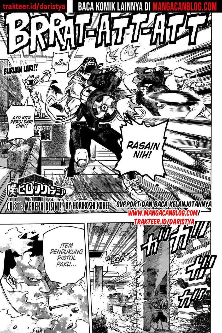 Baca Komik Boku no Hero Academia Chapter 311 Gambar 1