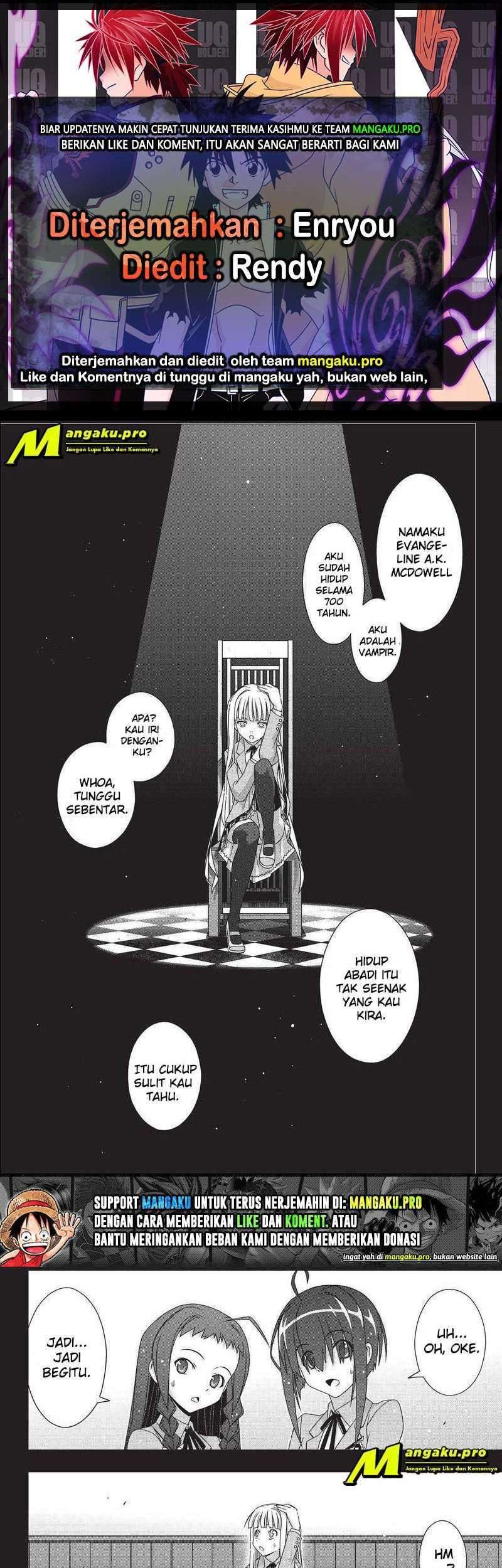 Baca Komik UQ Holder! Chapter 183.1 Gambar 1