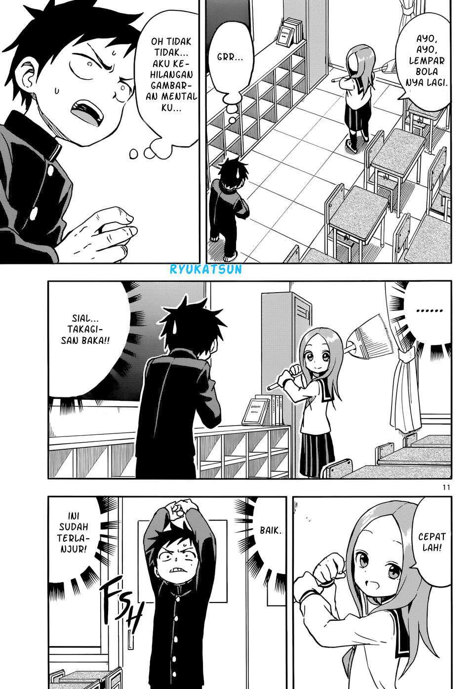 Karakai Jouzu no Takagi-san Chapter 104 Gambar 12
