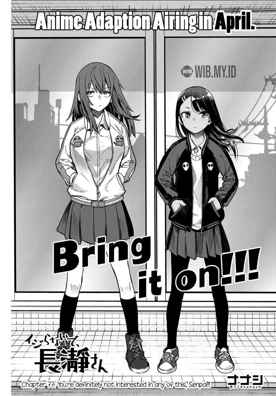 Baca Ijiranaide, Nagatoro-san Chapter 77 Gambar 2