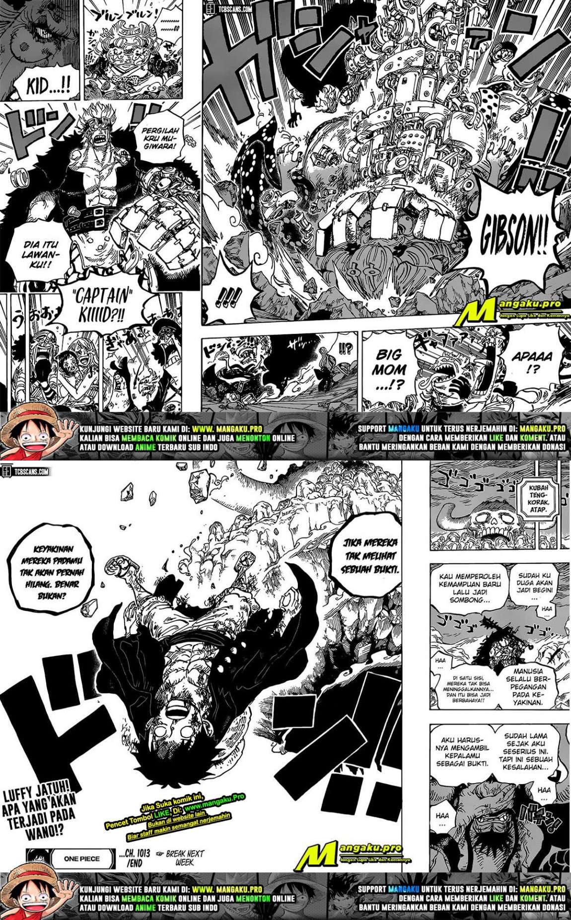 One Piece Chapter 1013 HD Gambar 8