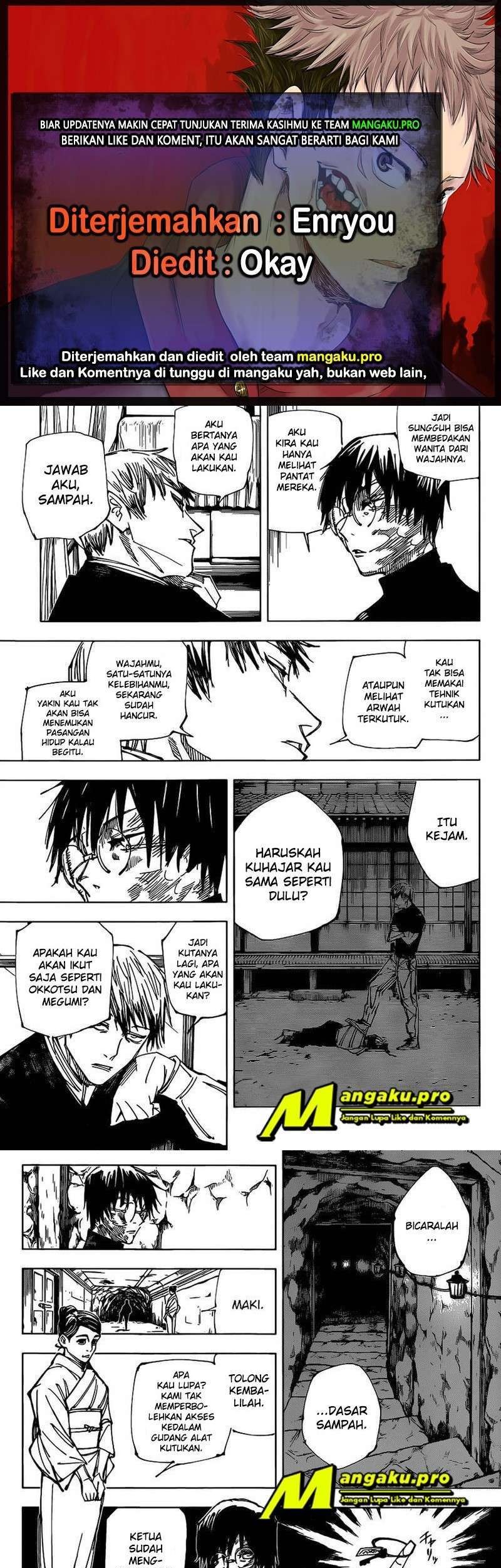 Baca Komik Jujutsu Kaisen Chapter 148 Gambar 1