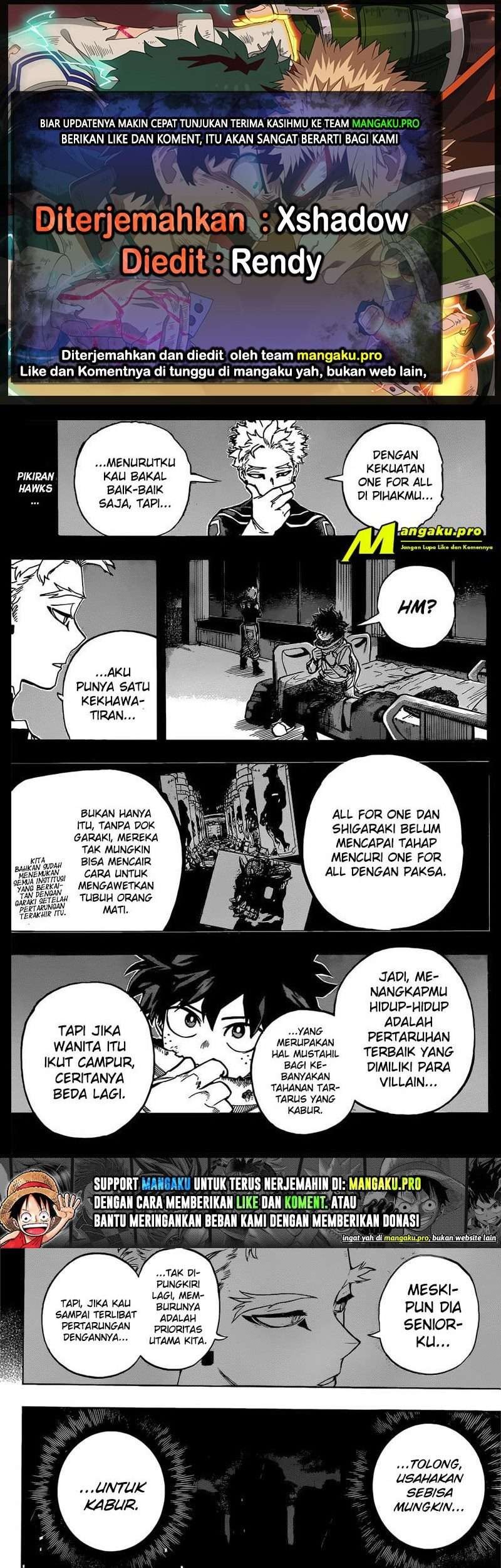 Baca Komik Boku no Hero Academia Chapter 312 Gambar 1