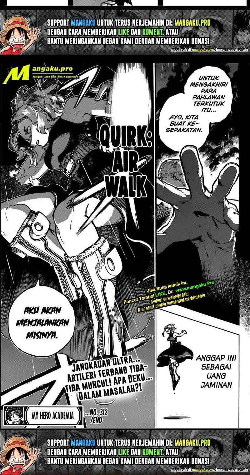 Boku no Hero Academia Chapter 312 Gambar 10