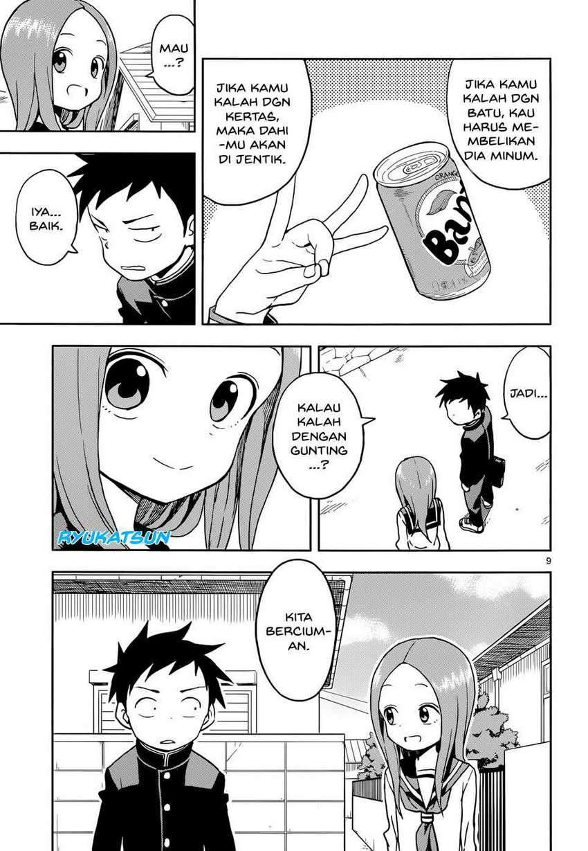 Karakai Jouzu no Takagi-san Chapter 110 Gambar 10