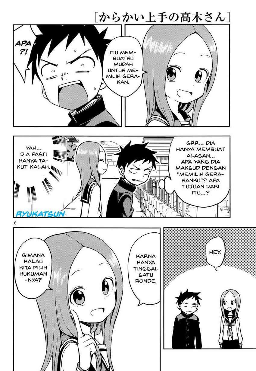 Karakai Jouzu no Takagi-san Chapter 110 Gambar 9