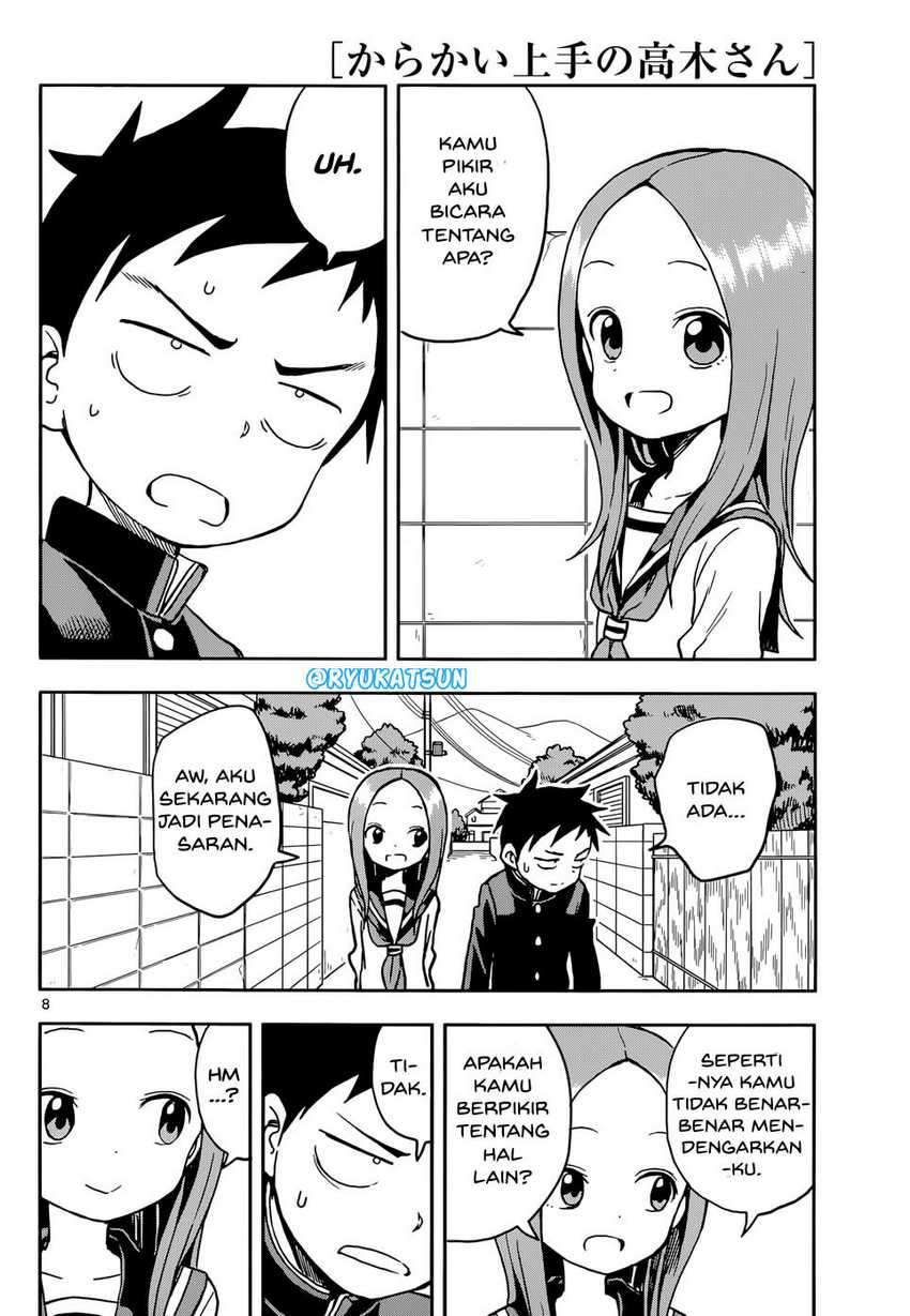Karakai Jouzu no Takagi-san Chapter 108 Gambar 9