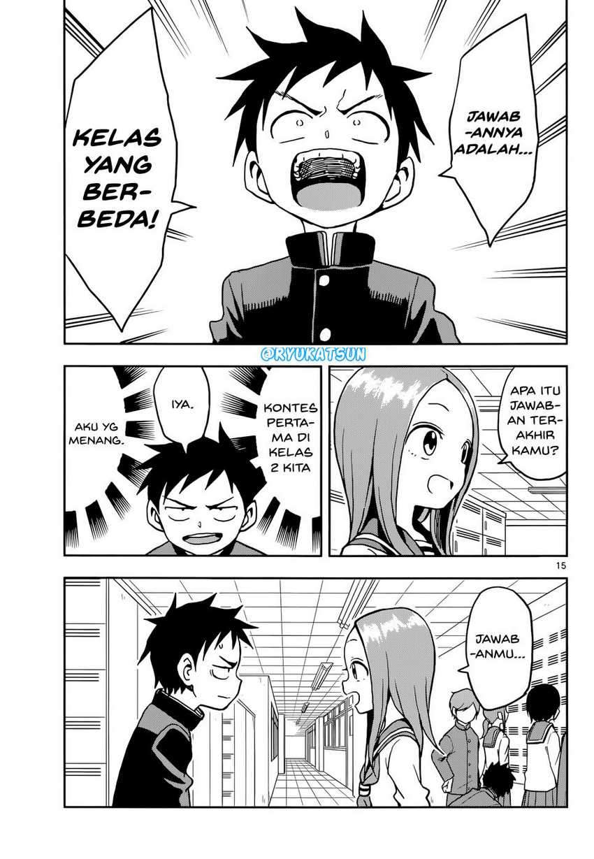 Karakai Jouzu no Takagi-san Chapter 107 Gambar 16
