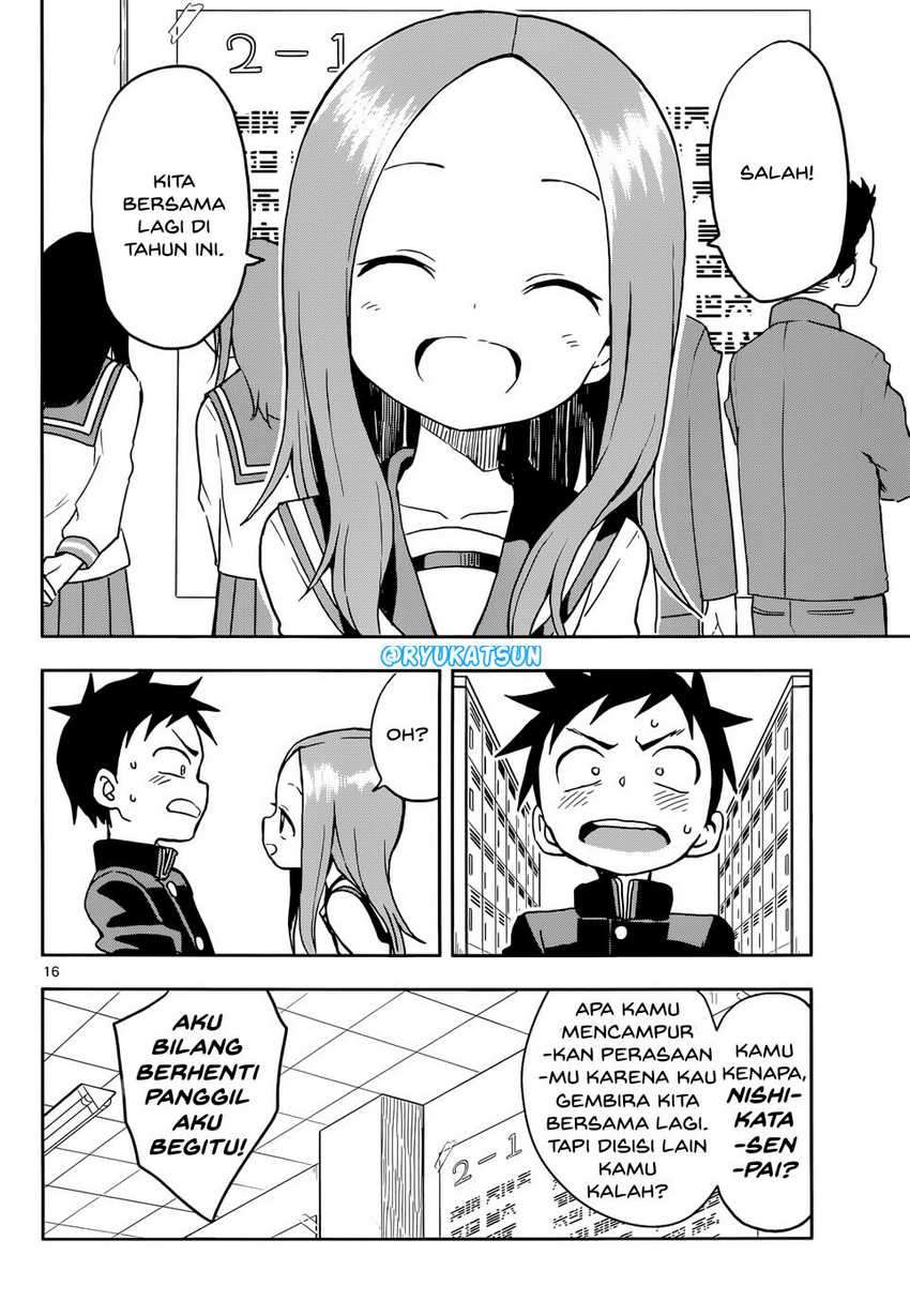 Karakai Jouzu no Takagi-san Chapter 107 Gambar 17