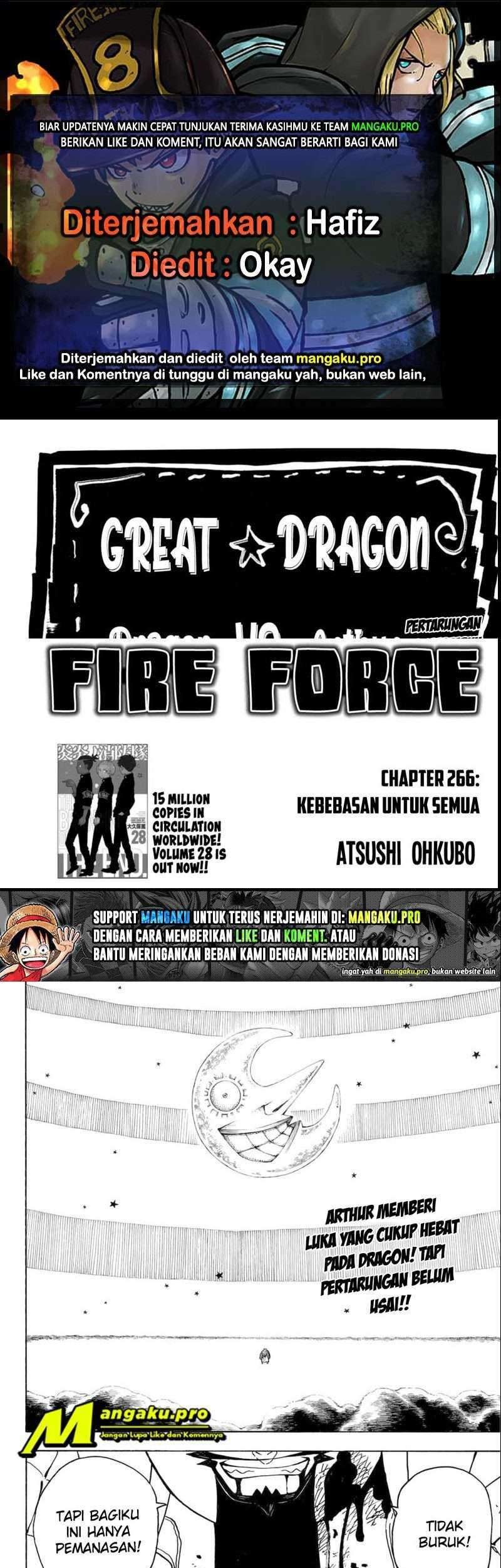 Baca Komik Fire Brigade of Flames Chapter 266 Gambar 1