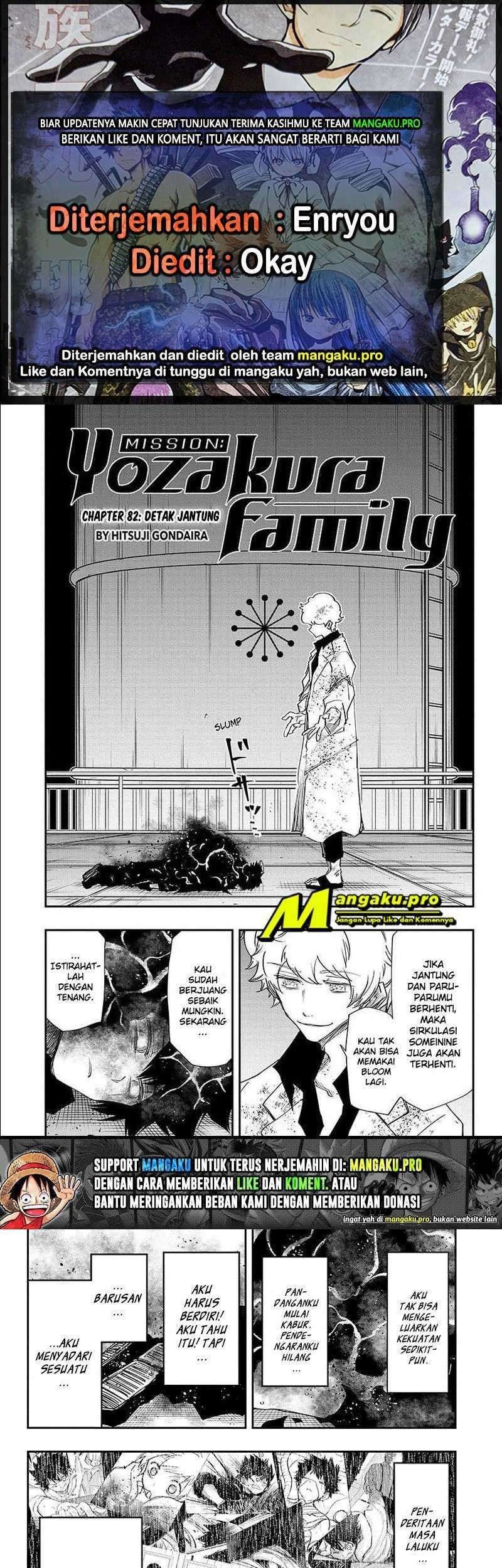 Baca Komik Mission: Yozakura Family Chapter 82 Gambar 1