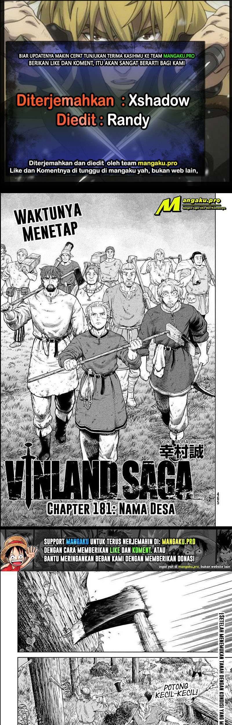Baca Komik Vinland Saga Chapter 181 Gambar 1