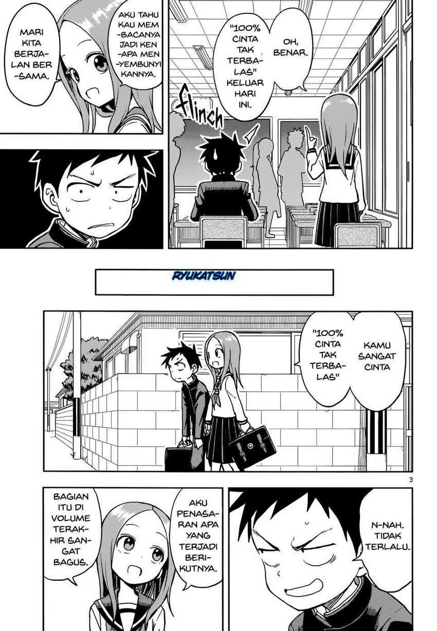 Karakai Jouzu no Takagi-san Chapter 114 Gambar 4
