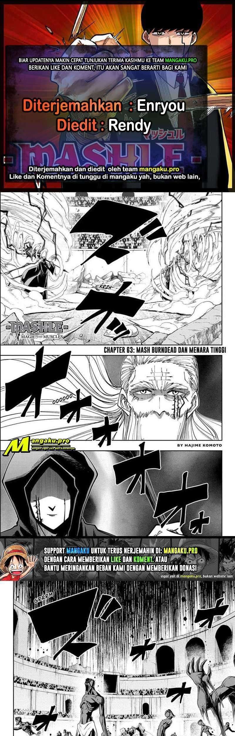Baca Komik Mashle: Magic and Muscles Chapter 63 Gambar 1