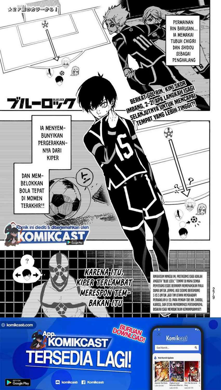 Baca Blue Lock Chapter 100 Gambar 2