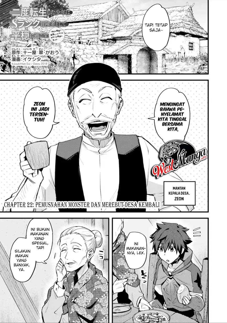 Baca  Nido Tensei Shita Shounen wa S Rank Boukensha Toshite Heion ni Sugosu Chapter 22 Gambar 2