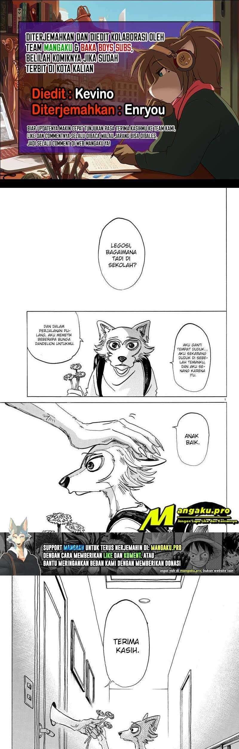 Baca Komik Beastars Chapter 134 Gambar 1