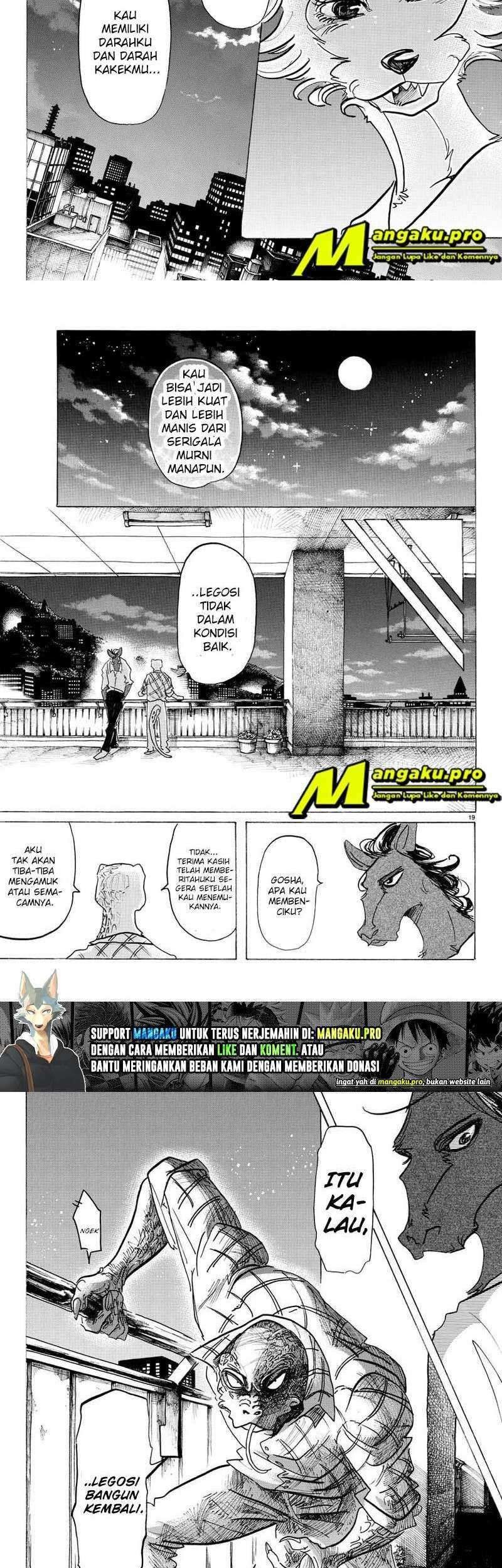 Beastars Chapter 134 Gambar 14