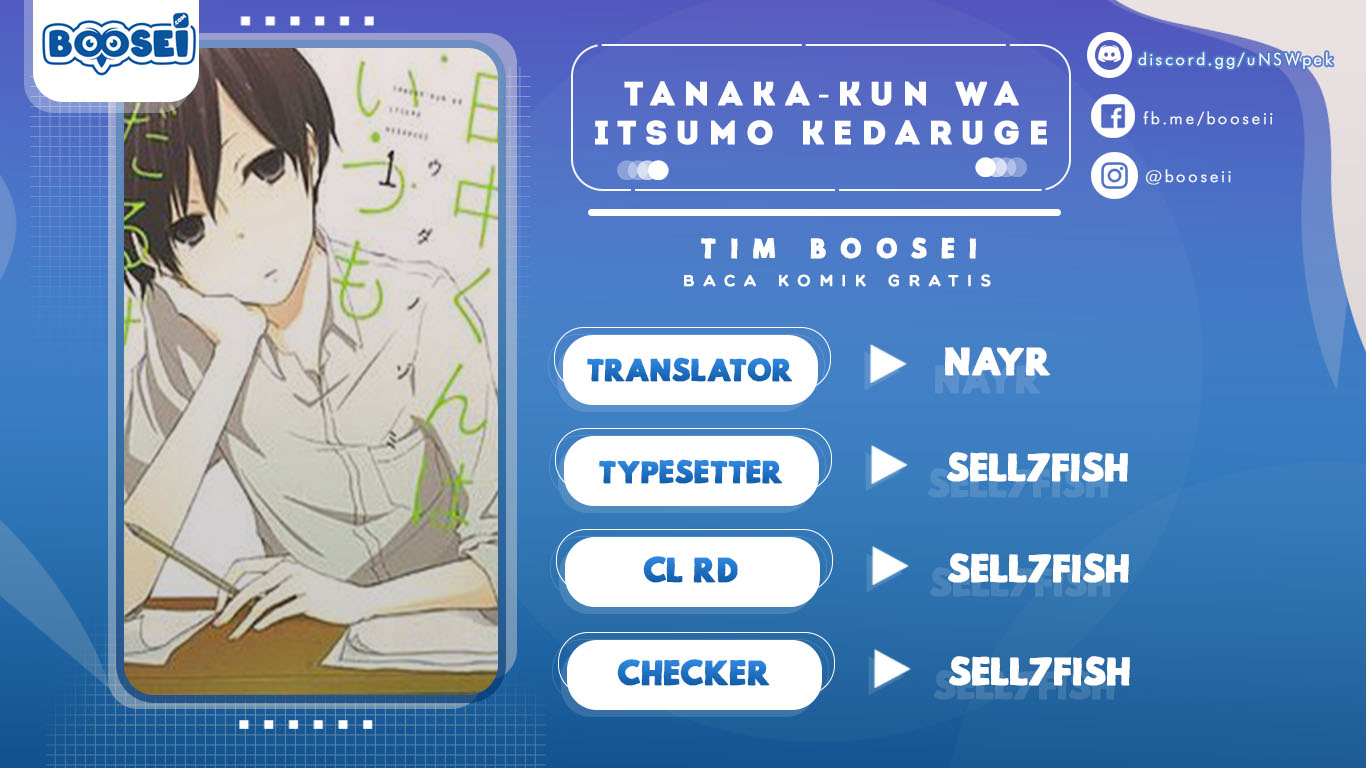Baca Komik Tanaka-kun wa Itsumo Kedaruge Chapter 41 Gambar 1