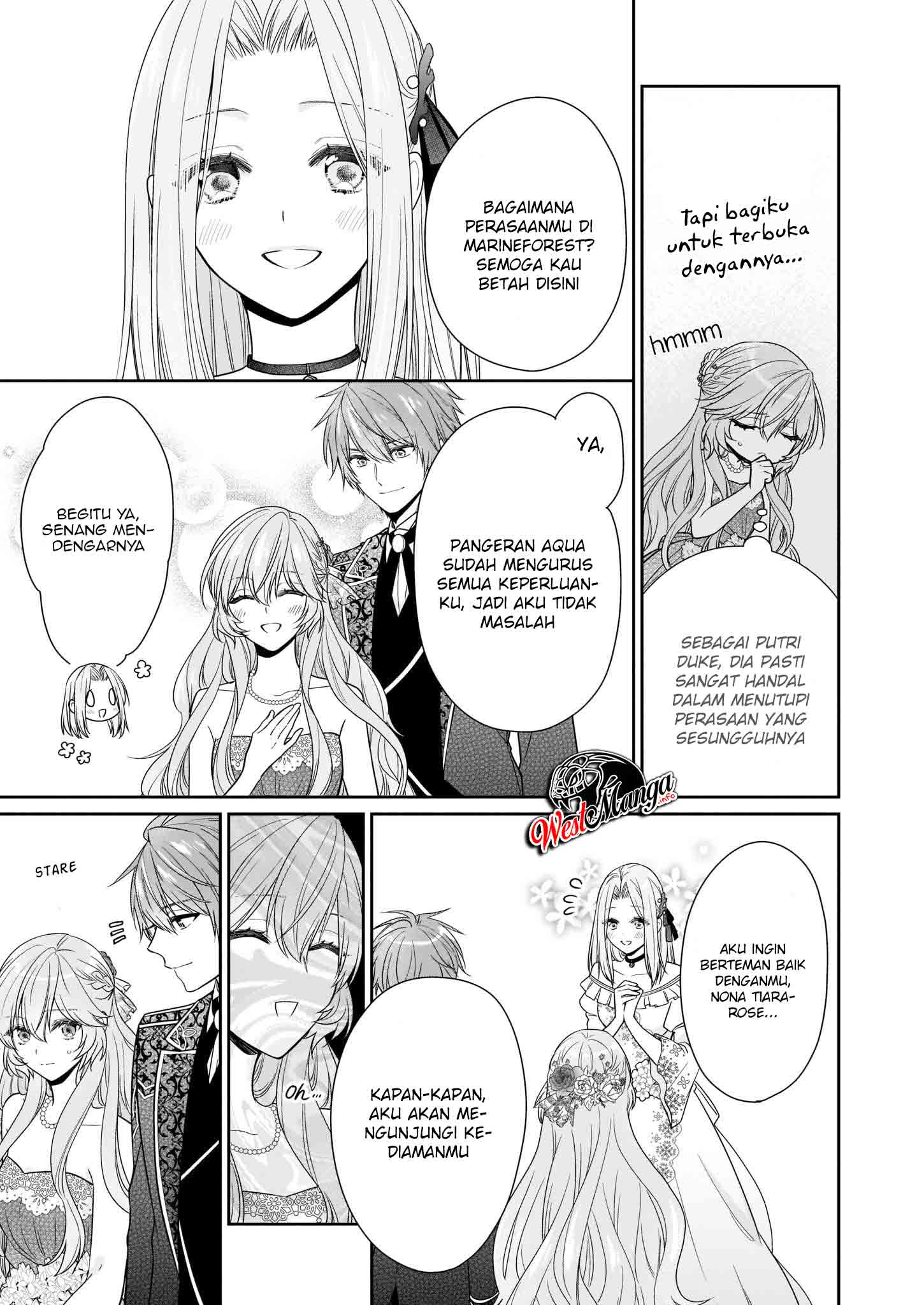 Akuyaku Reijou wa Ringoku no Outaishi ni Dekiai sareru Chapter 14 Gambar 29
