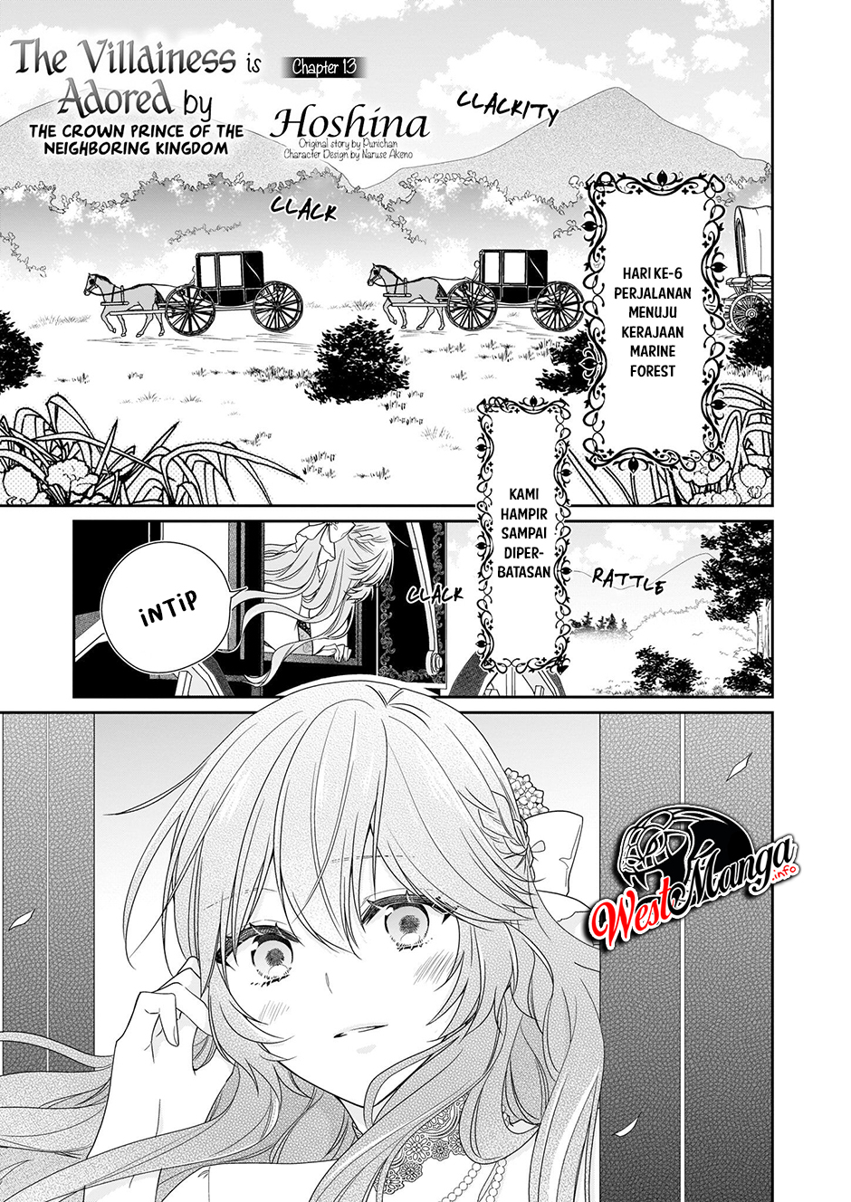 Baca Manga Akuyaku Reijou wa Ringoku no Outaishi ni Dekiai sareru Chapter 13 Gambar 2