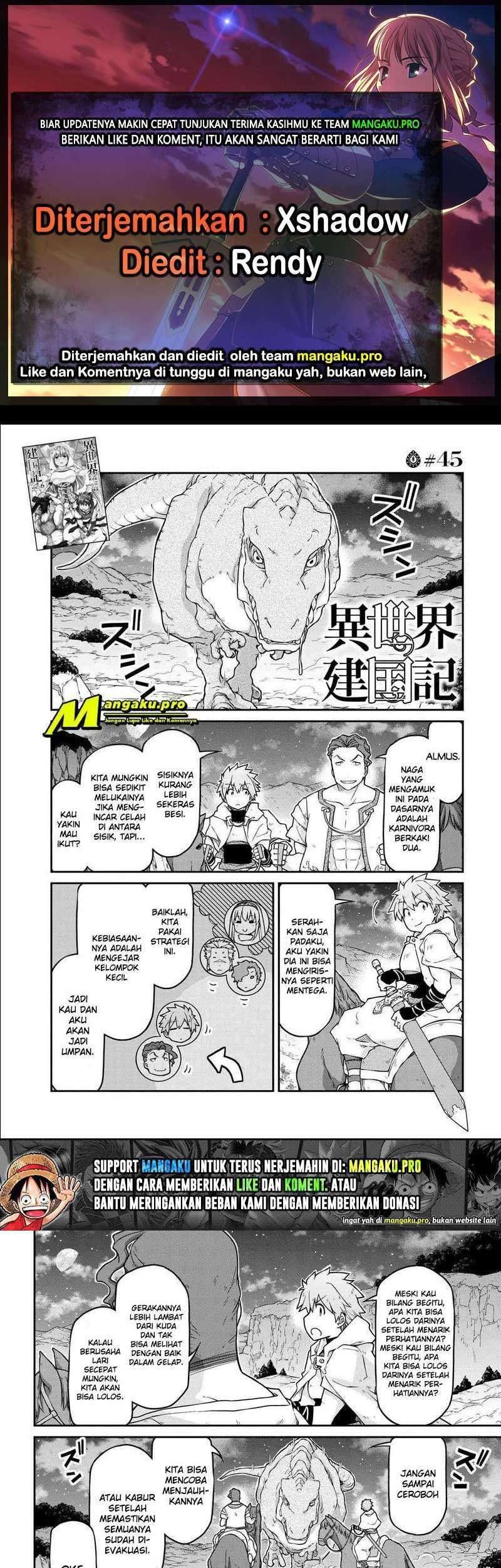Baca Komik Isekai Kenkokuki Chapter 45.1 Gambar 1