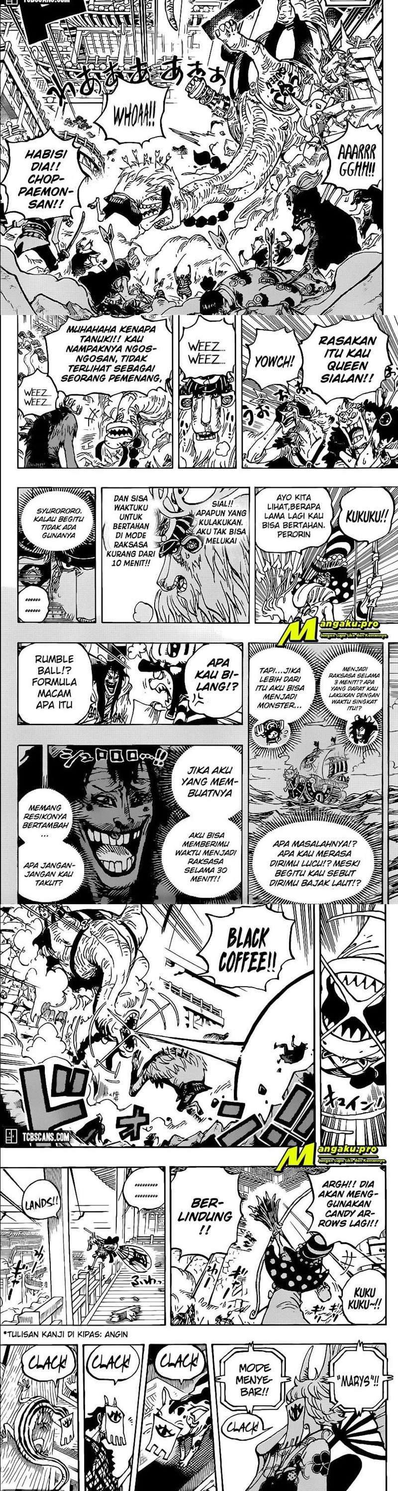 One Piece Chapter 1014 HD Gambar 3