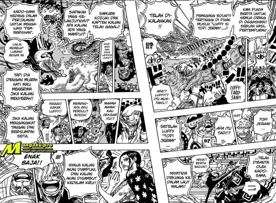 One Piece Chapter 1014 HD Gambar 4