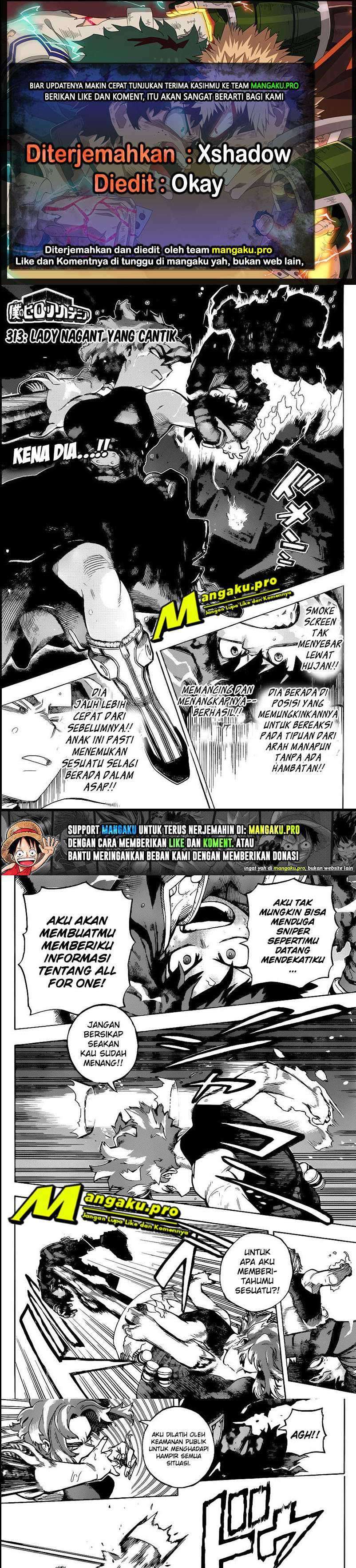 Baca Komik Boku no Hero Academia Chapter 314 Gambar 1
