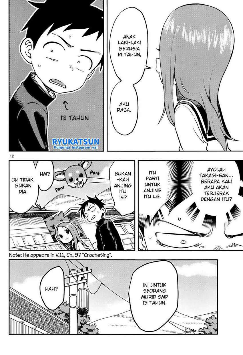 Karakai Jouzu no Takagi-san Chapter 118 Gambar 13