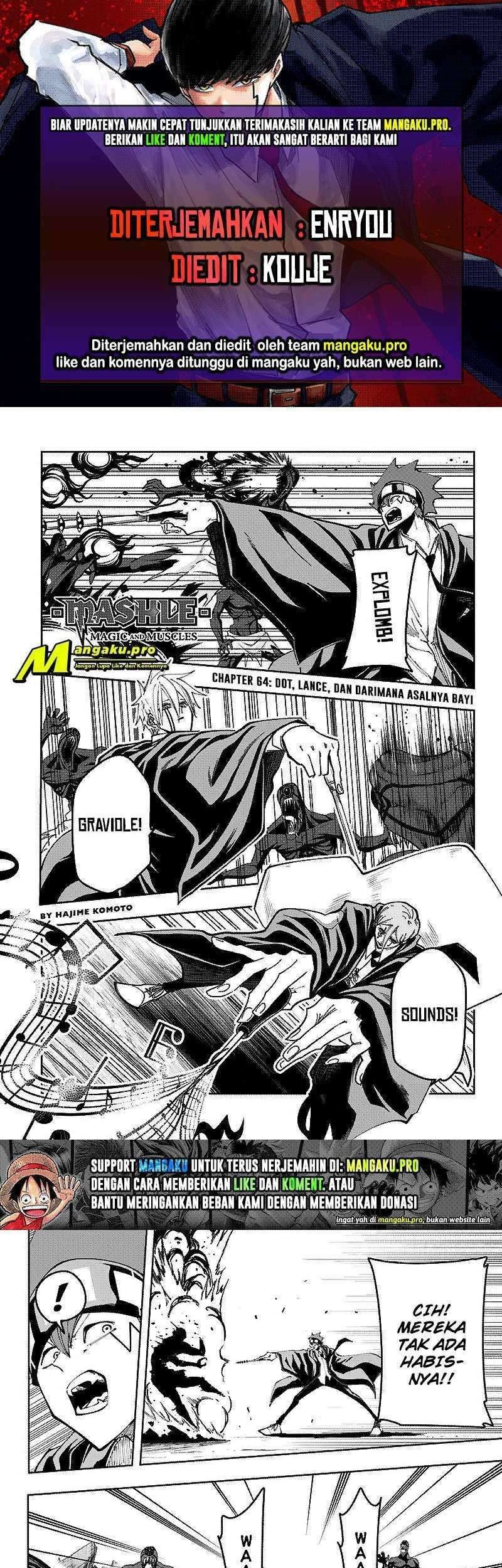 Baca Komik Mashle: Magic and Muscles Chapter 64 Gambar 1