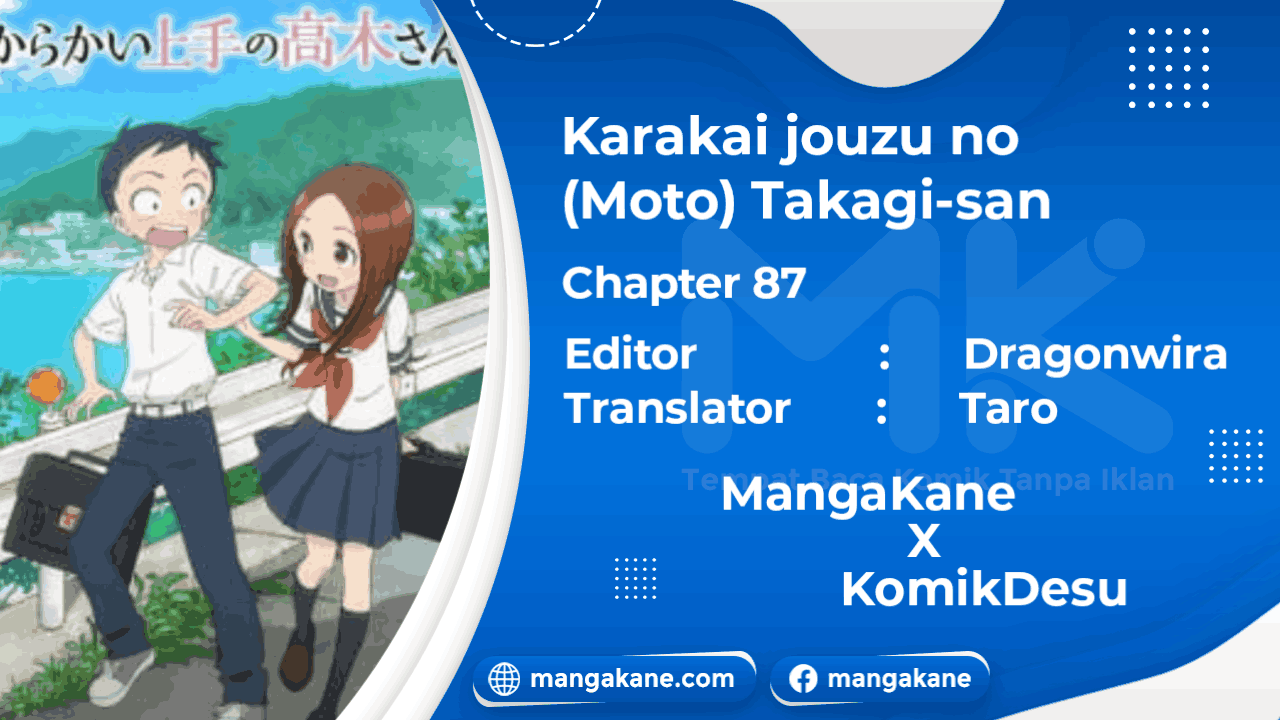 Baca Komik Karakai Jouzu no (Moto) Takagi-san Chapter 87 Gambar 1