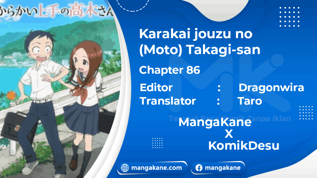 Baca Komik Karakai Jouzu no (Moto) Takagi-san Chapter 86 Gambar 1