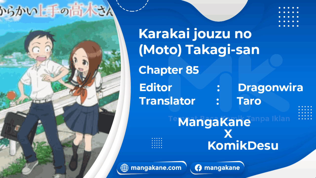 Baca Komik Karakai Jouzu no (Moto) Takagi-san Chapter 85 Gambar 1