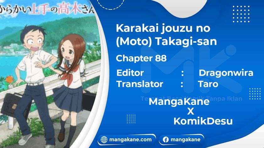 Baca Komik Karakai Jouzu no (Moto) Takagi-san Chapter 88 Gambar 1