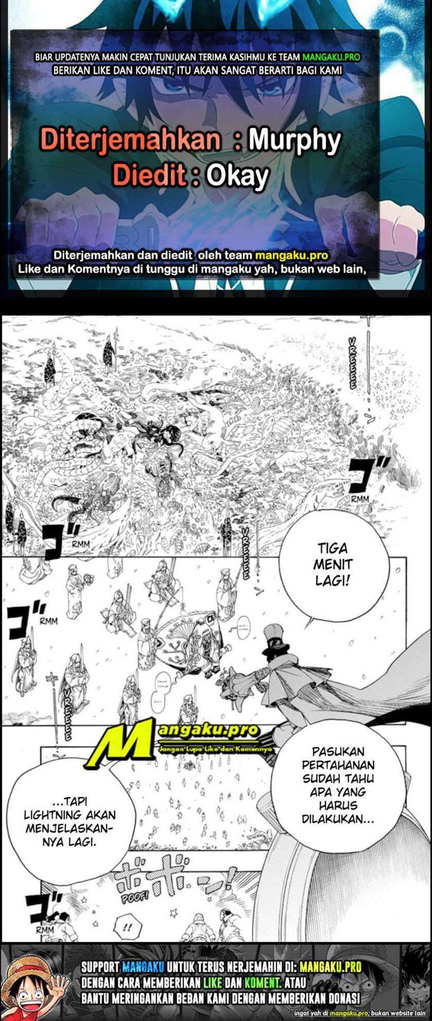 Baca Komik Ao no Exorcist Chapter 131.2 Gambar 1